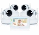 Видеоняня Ramili Baby RV900X4 с четырьмя камерами